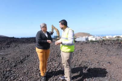 El Cabildo comienza los trabajos de recuperación del camino de Cruz Chica