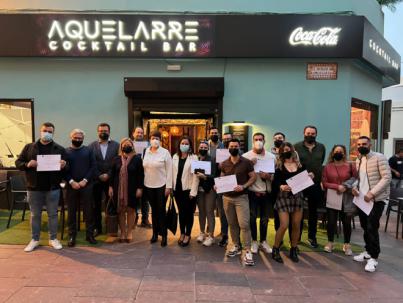 El Cabildo entrega los diplomas a 24 empleados de hostelería teldense que participaron en la formación sobre productos de Gran Canaria