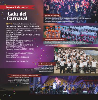 Candelaria da el pistoletazo de salida a su Carnaval este jueves
