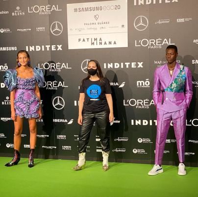 La diseñadora palmera Paloma Suárez brilla en la pasarela Mercedes Benz Fashion Week