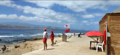 La Semana Santa transcurrió con normalidad en las playas de Las Palmas de Gran Canaria