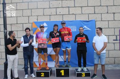 Antonio Martín y Anabel de la Rosa ganadores absolutos de la prueba de 21km del X Trail Run Almendros y Volcanes