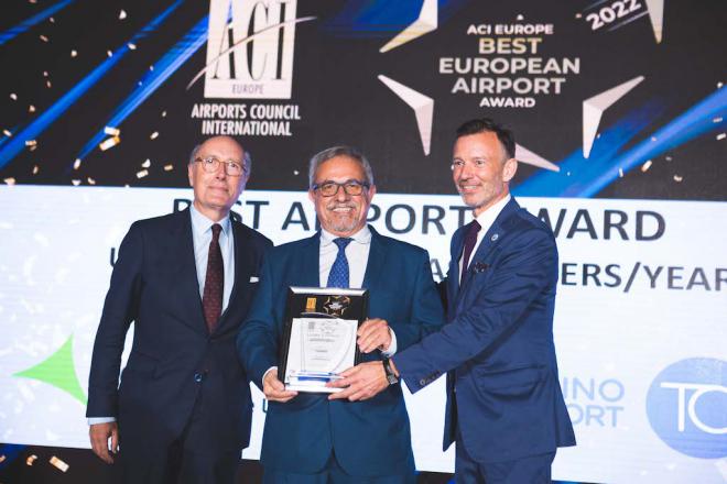 El Aeropuerto de La Palma recibe el premio al Mejor Aeropuerto de Europa en la categoría de menos de 5 millones de pasajeros