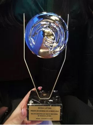 Mega Latina, mejor emisora de música latina en los Premios Día Mundial de la Radio 2018