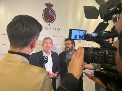 Clavijo suma a Baleares en la lucha contra el desmantelamiento del servicio público de los aeropuertos isleños