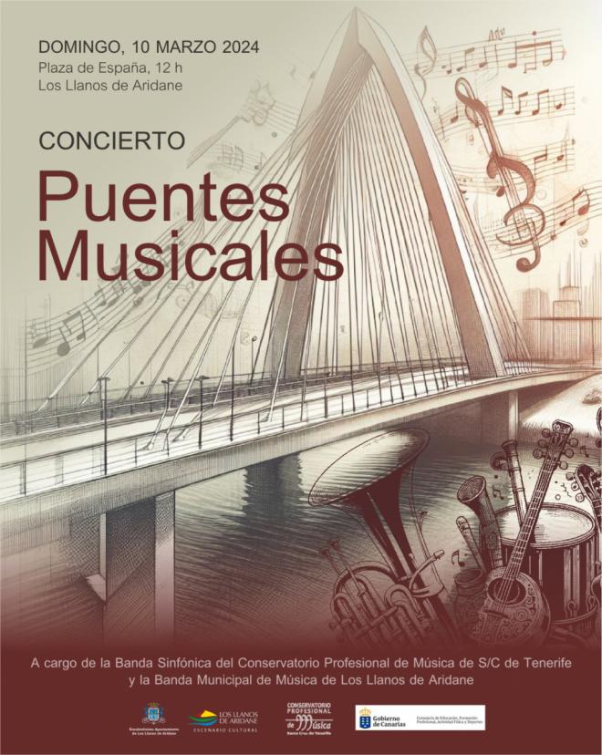 Los Llanos de Aridane acoge el concierto ‘Puentes Musicales’ este domingo