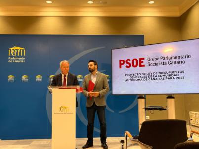 PSOE critica Presupuestos de Canarias 2025 por estancamiento