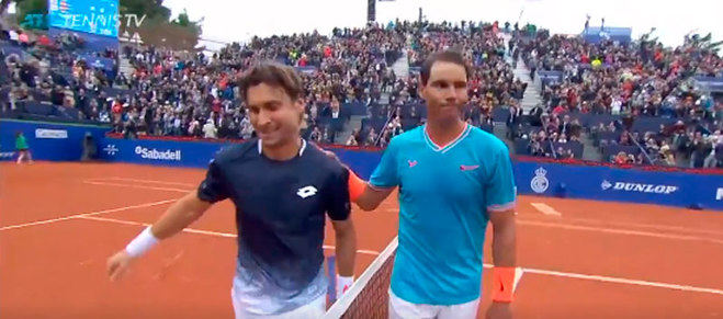 Nadal gana a Ferrer en su adiós del Conde de Godó