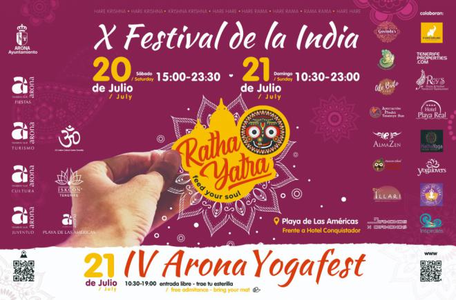 Ratha Yatra, una de las fiestas con más relevancia de la comunidad hindú, se celebra en Arona