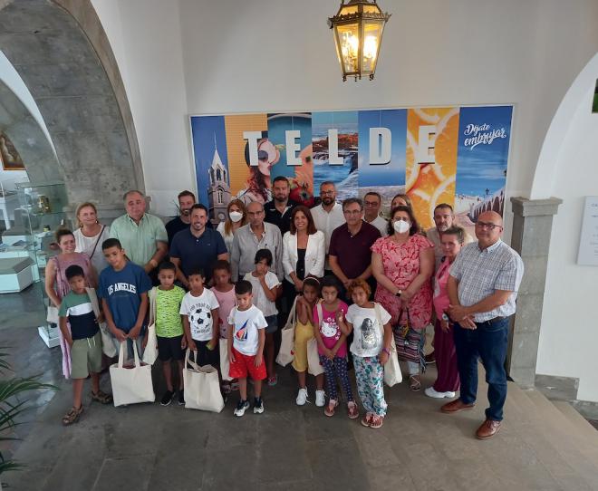 Telde acoge a 10 niños y niñas saharauis gracias al programa Vacaciones en Paz