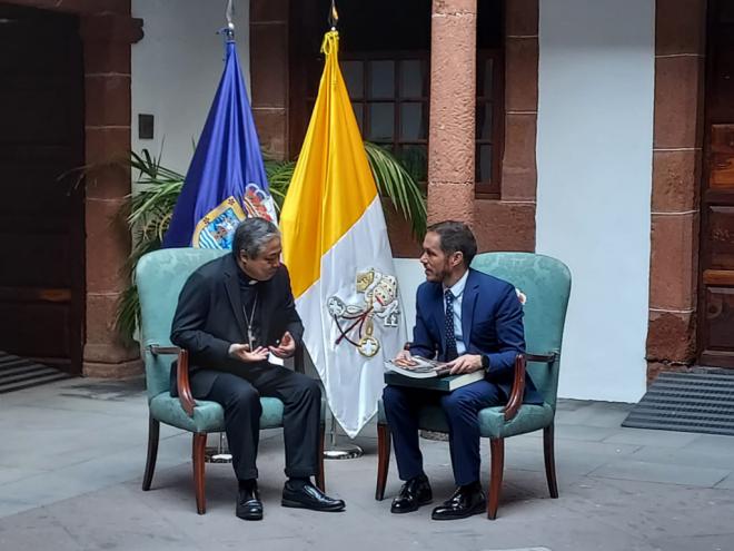 La Ciudad del Vaticano muestra su apoyo al proceso de recuperación de La Palma