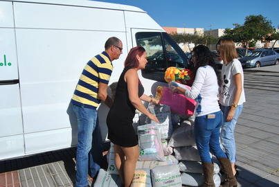 San Bartolomé recibe 350 kilos de ropa usada para servicios sociales