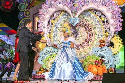 La niña Tania Martín Quintero, Reina Infantil del Carnaval