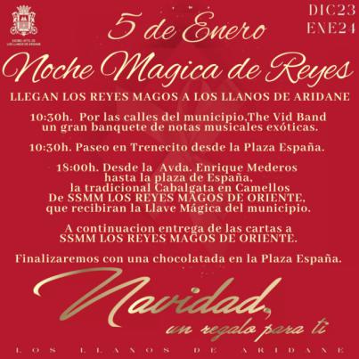 Los Llanos de Aridane se prepara para la llegada de Los Reyes Magos de Oriente