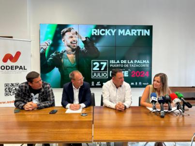 Ricky Martin cerrará su gira europea en La Palma
