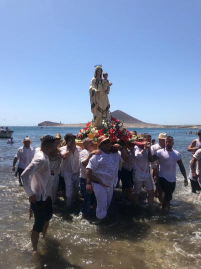 El Médano celebra sus fiestas en honor a Nuestra Señora de las Mercedes de Roja