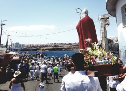 Los Abrigos vuelve a celebrar su romería barquera este domingo en honor a San Blasito