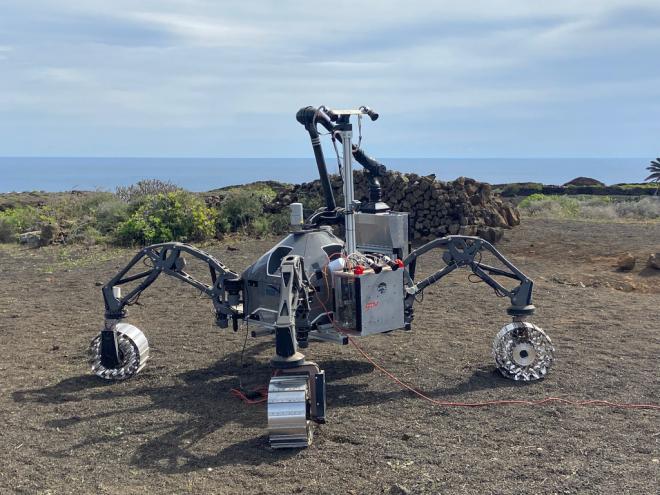 Haría se convierte en la sede de exploración de tubos de lava lunar del proyecto ‘CoRob-X’