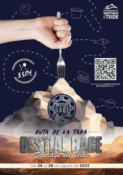 Ruta de la Tapa “Bestial Race Santiago del Teide 2022” desde el 26 al 28 de agosto