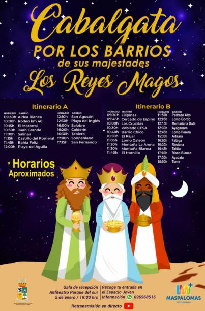La Gala de los Reyes Magos en el auditorio de Maspalomas