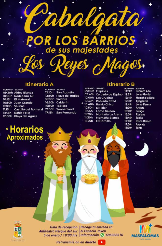 La Gala de los Reyes Magos en el auditorio de Maspalomas
