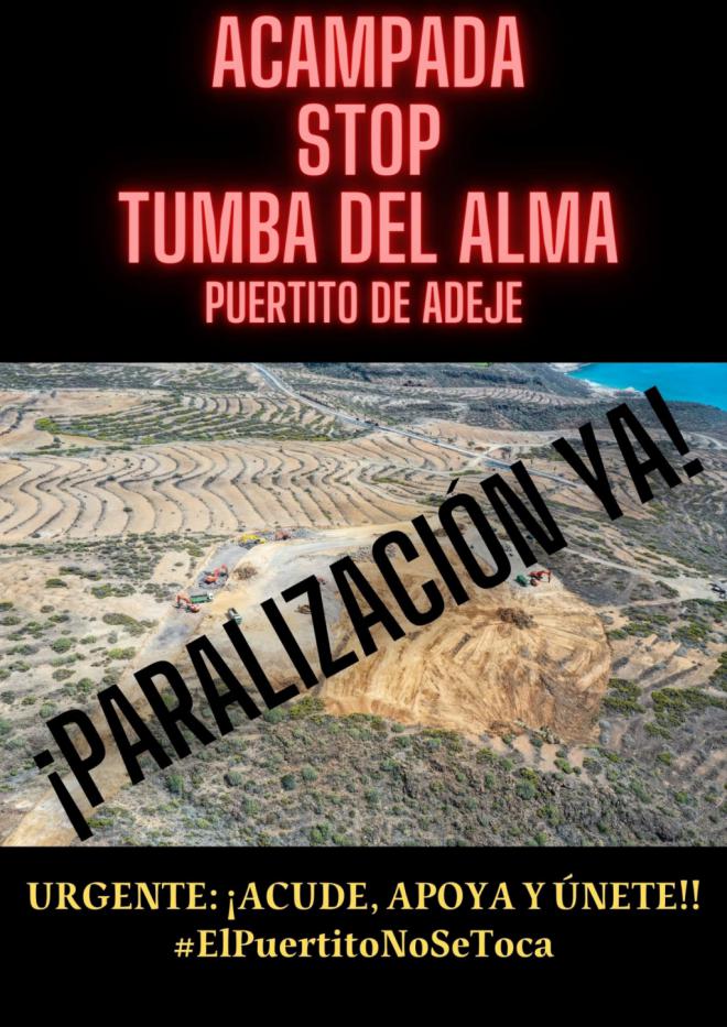 Acampada reivindicativa 'Stop Cuna del Alma'