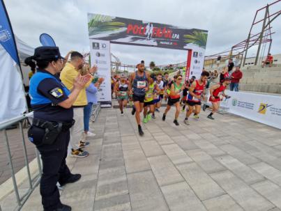 La I PoliTrailLPA, carrera solidaria de la Policía Local, recauda más de 5.000 euros