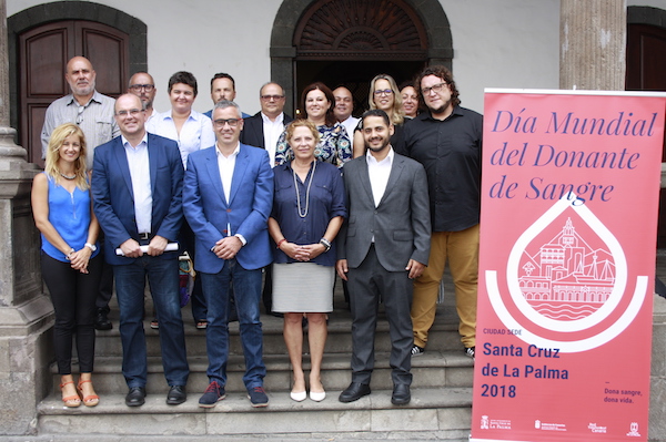 Santa Cruz de La Palma asume la sede del Día Mundial del Donante de Sangre