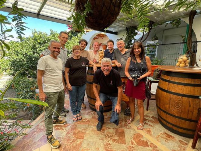 Periodistas alemanes se acercan a la Ruta del Vino de Gran Canaria
