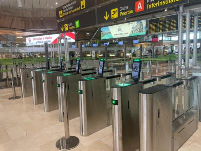 El Aeropuerto de Tenerife Norte-Ciudad de La Laguna estrena modernos sistemas en el control de acceso a sus filtros de seguridad