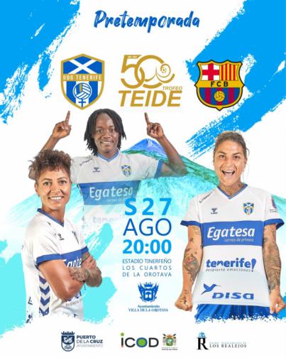 El FC Barcelona un rival de altura para la UDG Tenerife en el Trofeo Teide