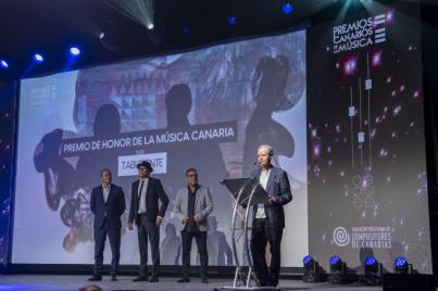 Taburiente recibe el galardón de honor en los Premios Canarios de la Música