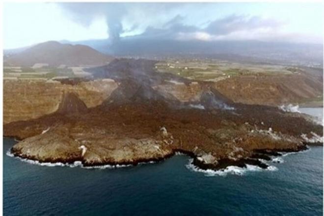 34 playas se crearon de forma repentina durante la erupción del Tajogaite