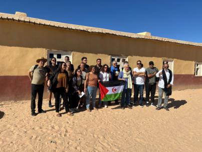 Canarias muestra su apoyo en Tinduf al pueblo saharaui
