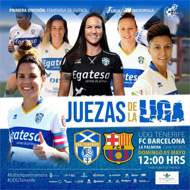 UDG Tenerife juezas de la liga ante el Barcelona