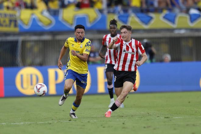 Las Palmas sufre ante el Athletic su primera derrota en el Estadio Gran Canaria