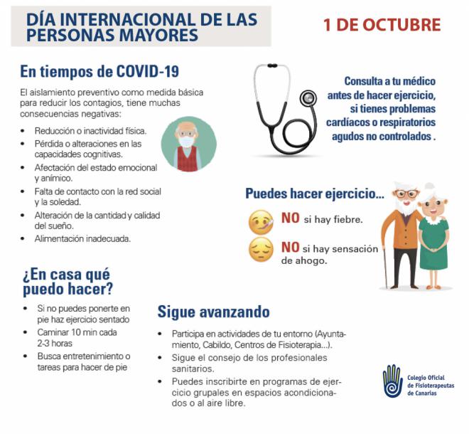 Los fisioterapeutas advierten que la pandemia ha incrementado el sedentarismo en personas mayores de 60 años