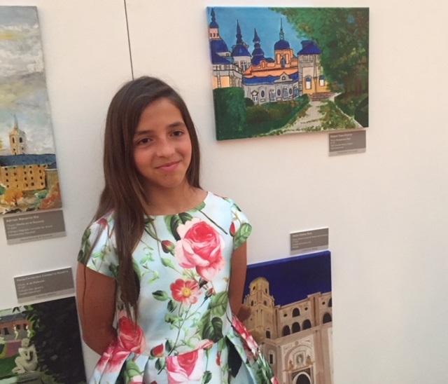 Una estudiante del colegio de Tías finalista en el Concurso Nacional de Pintura Infantil