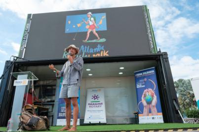 Atlán cierra la V Conferencia de la Paz de Maspalomas, tras finalizar su periplo por las islas recogiendo 9 toneladas de basura