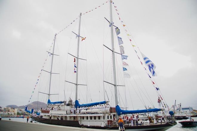 El imponente Velero Escuela ‘Capitán Miranda’ de Uruguay llega a Gran Canaria