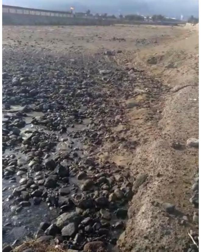 Vicente Mena exige una solución a los vertidos en la desembocadura del canal de Arinaga