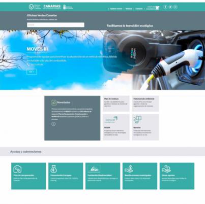 Oficinas Verdes de Canarias estrena una web que reúne toda la información sobre la transición ecológica