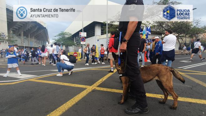 El dispositivo de seguridad para el partido del domingo cuenta con más de 240 agentes