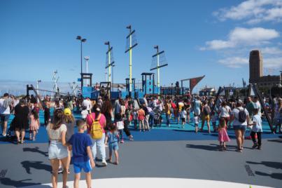 Santa Cruz abre el parque infantil temático de La Gesta del 25 de Julio, el más grande de Tenerife