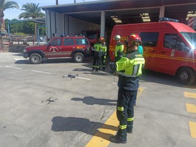 El Servicio de Bomberos de San Bartolomé de Tirajana crea una nueva Unidad de Drones para la lucha contra incendios