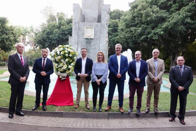 Santa Cruz rinde homenaje a García Sanabria con motivo del centenario de la creación del parque