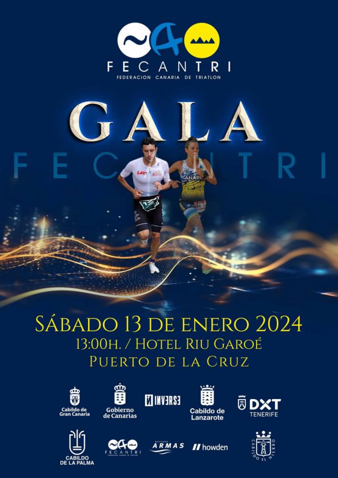 Puerto de la Cruz acoge la Gala Anual de la Federación Canaria de Triatlón