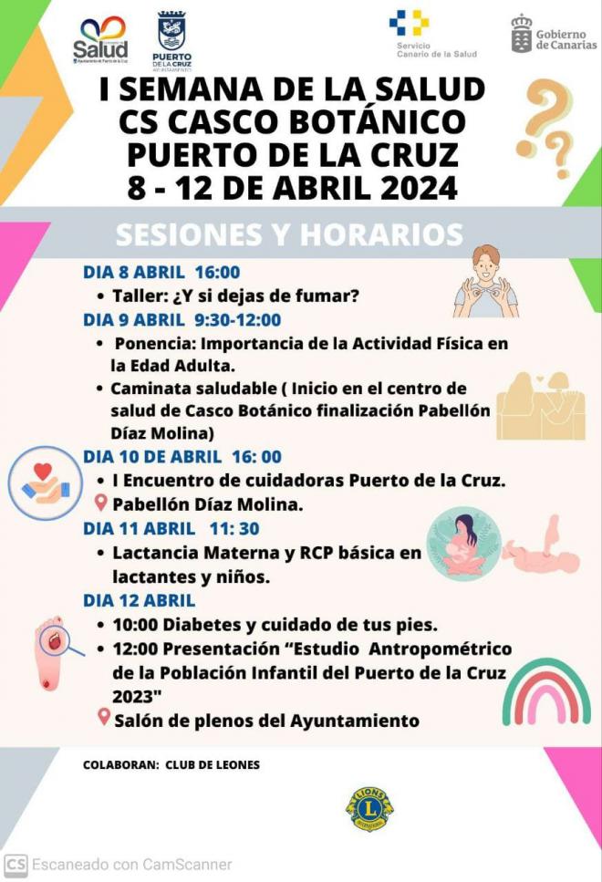 Arranca la I Semana de la Salud de Puerto de la Cruz