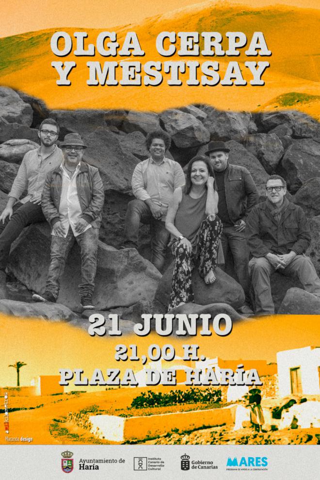 La banda Mestisay y Olga Cerpa actúan en Haría