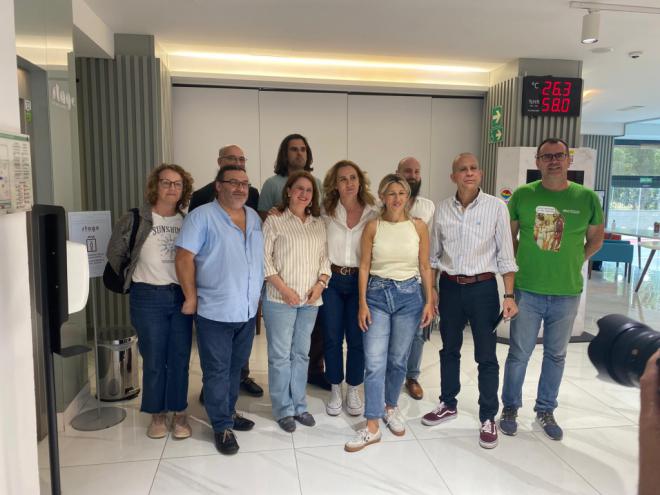 Tamaimos defiende ante Yolanda Díaz un cambio de modelo para Canarias más allá de lo ecológico
